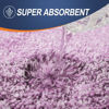 Picture of OLANLY Bathroom Rug Mat 59x17, Extra Soft and Absorbent Microfiber Bath Rugs, Non-Slip Plush Shaggy Bath Carpet, Machine Wash Dry, Bath Mats for Bathroom Floor, Tub and Shower, Pinkish-Purple