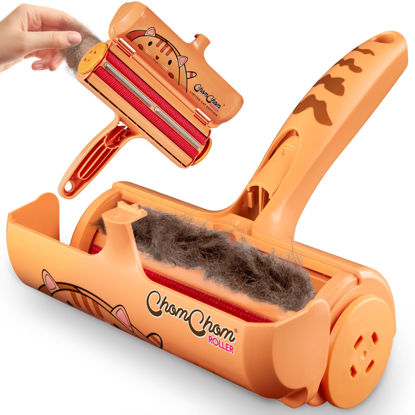 Picture of Chom Chom Roller Pet Hair Remover - ChomChom Reusable Cat and Dog Lint Rollers for Furniture, Couch, Car, and Clothes - Limited Cat Edition