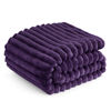 Picture of Bedsure Purple Twin Blanket for Bed - Super Soft Cozy Blankets for Women, Cute Large Blanket for Girls, 66x90 Inches