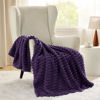 Picture of Bedsure Purple Twin Blanket for Bed - Super Soft Cozy Blankets for Women, Cute Large Blanket for Girls, 66x90 Inches