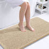 Picture of OLANLY Bathroom Rugs 44x24, Extra Soft Absorbent Chenille Bath Rugs, Rubber Backing Quick Dry, Machine Washable Bath Mats for Bathroom Floor, Tub and Shower, Home Decor Accessories, Beige