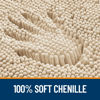 Picture of OLANLY Bathroom Rugs 44x24, Extra Soft Absorbent Chenille Bath Rugs, Rubber Backing Quick Dry, Machine Washable Bath Mats for Bathroom Floor, Tub and Shower, Home Decor Accessories, Beige