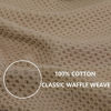 Picture of Homaxy 100% Cotton Waffle Weave Kitchen Dish Cloths, Ultra Soft Absorbent Quick Drying Dish Towels, 12 x 12 Inches, 8-Pack, Tan