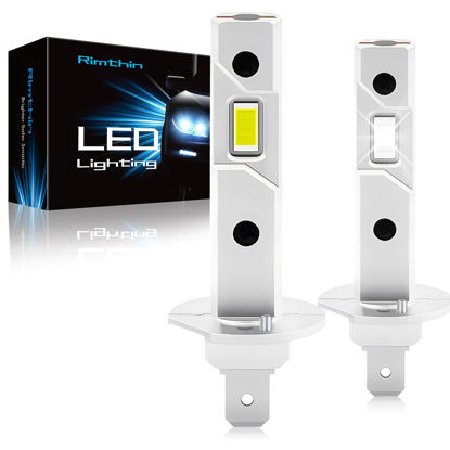 Picture of rimthin H1 Bulbs, 6000K Cool White, Super Bright Fog Lights, Easy Installation, Pack of 2