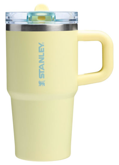 Picture of Stanley Quencher ProTour Flip Straw Tumbler with Leakproof Lid 20 oz | Built-In Straw & Handle | Cupholder Compatible for Travel | Insulated Stainless Steel Cup | BPA-Free | Pomelo