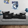 Picture of Utopia Bedding Throw Pillows Insert (Pack of 2, Black) - 12 x 20 Inches Bed and Couch Pillows - Indoor Decorative Pillows