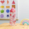 Picture of Zak Designs Sanrio Sage Water Bottle For School or Travel, 25oz Durable Plastic Water Bottle With Straw, Handle, and Leak-Proof, Pop-Up Spout Cover (Hello Kitty)
