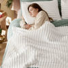 Picture of Bedsure Twin Blanket for Couch - GentleSoft Cozy Soft Blankets for Women, Cute Small Fleece Throws for Girls, Off White, 60x80 Inches