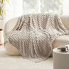 Picture of Bedsure Twin Blanket for Couch - GentleSoft Cozy Soft Blankets for Women, Cute Small Fleece Throws for Girls, Linen, 60x80 Inches