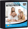 Picture of Utopia Bedding Waterproof Mattress Protector Twin Size, Premium Terry Mattress Cover 200 GSM, Breathable, Fitted Style with Stretchable Pockets (Black)