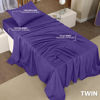 Picture of Utopia Bedding Twin Bed Sheets Set - 3 Piece Bedding - Brushed Microfiber - Shrinkage and Fade Resistant - Easy Care (Twin, Egg Plant)