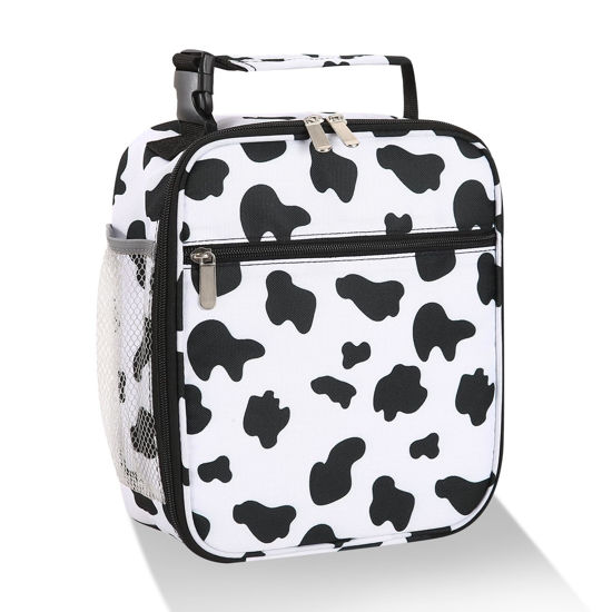 Picture of AYEANY Lunch box Lunch bag for men women Lunchbox Lunch bags Insulated Lunch bag Lunch box cooler (Cow)