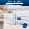 Picture of Utopia Bedding Waterproof Mattress Protector Full XL Size, Premium Terry Mattress Cover 200 GSM, Breathable, Fitted Style with Stretchable Pockets (White)