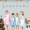 Picture of Silver Snowflake Fringe Curtain - GREATRIL Winter Onederland Streamers Backdrop with Sparkling Snowflake for Christmas Birthdays Party Decoration -3.2ft x 6.5ft - 2 Pack