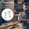 Picture of Onmiwod Guitar Wall Mount 2 Pack, White Hardwood Guitar Hanger, U-Shaped Guitar Wall Hanger Mount, Guitar Holder Hook Stand Wall for Acoustic, Electric Guitar, Banjo, Bass, for Guitar Player Men Boy