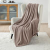 Picture of Bedsure Fleece Throw Blanket for Couch Mocha Brown - Lightweight Plush Fuzzy Cozy Soft Blankets and Throws for Sofa, 50x60 inches