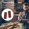 Picture of Onmiwod Guitar Wall Mount 2 Pack, Carbonized Red Hardwood Guitar Hanger, U-Shaped Guitar Wall Hanger Mount, Guitar Holder Wall Hook for Acoustic, Electric Guitar, Banjo, Bass, Gift for Men Boy