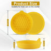 Picture of SINGARO Car Cup Holder Coaster, Silicone Cup Holder Insert, Universal Non-Slip Cup Holders, Car Accessories Interior for Women and Man 4 Pack Yellow