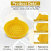 Picture of SINGARO Car Cup Holder Coaster, Silicone Cup Holder Insert, Universal Non-Slip Cup Holders, Car Accessories Interior for Women and Man 4 Pack Yellow