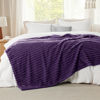 Picture of Bedsure Purple Fleece Blanket for Couch - GentleSoft Cozy Soft Blankets for Women, Cute Small Throws for Girls, 108x90 Inches