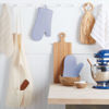 Picture of KitchenAid Ribbed Soft Silicone Oven Mitt Set, Lavender Cream 2 Count , 7.5"x13"