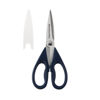 Picture of KitchenAid All Purpose Stainless Steel Kitchen Shears with Protective Sheath for Everyday Use, Comfort Grip Handle, Dishwasher Safe, 8.72 Inch, Ink Blue
