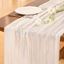Picture of Socomi 3pcs Ivory White Spring Easter Table Runner Cheesecloth Table Runner 120 inch Cheese Cloth Runner 10FT Boho Rustic Gauze Table Runner for Wedding Party Baby Shower Birthday Decor