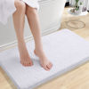Picture of OLANLY Bathroom Rugs 24x16, Extra Soft Absorbent Chenille Bath Rugs, Rubber Backing Quick Dry, Machine Washable Bath Mats for Bathroom Floor, Tub and Shower, Home Decor Accessories, White
