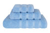 Picture of American Soft Linen Premium 3 Piece Towel Set, 1 Bath Towel 1 Hand Towel 1 Washcloth, 100% Cotton Turkish Towels for Bathroom, Sky Blue Towel Set