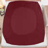 Picture of Utopia Bedding Waterproof Mattress Protector Queen Size, Premium Terry Mattress Cover 200 GSM, Breathable, Fitted Style with Stretchable Pockets (Burgundy)