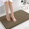 Picture of OLANLY Bathroom Rugs 24x16, Extra Soft Absorbent Chenille Bath Rugs, Rubber Backing Quick Dry, Machine Washable Bath Mats for Bathroom Floor, Tub and Shower, Home Decor Accessories, Tan