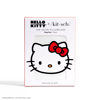 Picture of Kitsch Hello Kitty Satin Pillowcase with Zipper for Hair, Softer Than Silk Pillow Cases King, Cooling Pillow Covers, Machine Washable Wrinkle-Free, Satin Pillow Cases King 19x36, Solid Ivory Kitty Bow