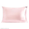 Picture of Kitsch Hello Kitty Satin Pillowcase with Zipper for Hair Skin, Softer Than Silk Pillow Cases, Queen Pillow Covers, Machine Washable Wrinkle-Free Satin Pillow Cases Standard Size, Solid Pink Kitty Face