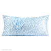 Picture of Kitsch x Bridgerton Satin Pillowcase with Zipper for Hair & Skin, Softer Than Silk Pillow Cases King, Cooling Pillow Covers, Machine Washable Wrinkle-Free, Satin Pillow Cases King 19x36, Toile de Blue