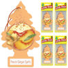 Picture of LITTLE TREES Car Air Freshener | Hanging Tree Provides Long Lasting Scent for Auto or Home | Peach Ginger Spritz, 24 Air Fresheners