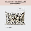 Picture of Kitsch Satin Pillowcase with Zipper for Hair & Skin, Softer Than Silk Pillow Cases Queen, Smooth Pillow Covers, Machine Washable, Wrinkle-Free, Cooling Satin Pillow Cases Standard Size 19"x26" (Heart)