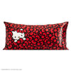 Picture of Kitsch Hello Kitty Satin Pillowcase with Zipper for Hair, Softer Than Silk Pillow Cases King, Cooling Pillow Covers Machine Washable Wrinkle-Free Satin Pillow Cases King, Kitty Bathes in a Sea of Bows