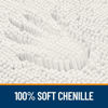 Picture of OLANLY Bathroom Rugs 47x20, Extra Soft Absorbent Chenille Bath Rugs, Rubber Backing Quick Dry, Machine Washable Bath Mats for Bathroom Floor, Tub and Shower, Home Decor Accessories, Ivory