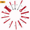Picture of GOOACC 238Pcs Trim Removal Tool, Auto Push Pin Bumper Retainer Clip Set Fastener Terminal Remover Tool Adhesive Cable Clips Pry Kit Car Panel Radio Removal Auto Clip Pliers