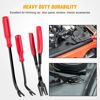 Picture of GOOACC 238Pcs Trim Removal Tool, Auto Push Pin Bumper Retainer Clip Set Fastener Terminal Remover Tool Adhesive Cable Clips Pry Kit Car Panel Radio Removal Auto Clip Pliers