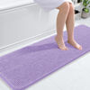 Picture of OLANLY Bathroom Rugs 59x20, Extra Soft Absorbent Chenille Bath Rugs, Rubber Backing Quick Dry, Machine Washable Bath Mats for Bathroom Floor, Tub and Shower, Home Decor Accessories, Lavender