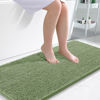 Picture of OLANLY Bathroom Rugs 47x24, Extra Soft Absorbent Chenille Bath Rugs, Rubber Backing Quick Dry, Machine Washable Bath Mats for Bathroom Floor, Tub and Shower, Home Decor Accessories, Sage Green
