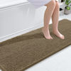 Picture of OLANLY Bathroom Rugs 70x24, Extra Soft Absorbent Chenille Bath Rugs, Rubber Backing Quick Dry, Machine Washable Bath Mats for Bathroom Floor, Tub and Shower, Home Decor Accessories, Tan