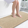 Picture of OLANLY Bathroom Rugs 47x24, Extra Soft Absorbent Chenille Bath Rugs, Rubber Backing Quick Dry, Machine Washable Bath Mats for Bathroom Floor, Tub and Shower, Home Decor Accessories, Beige