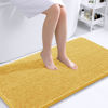 Picture of OLANLY Bathroom Rugs 44x24, Extra Soft Absorbent Chenille Bath Rugs, Rubber Backing Quick Dry, Machine Washable Bath Mats for Bathroom Floor, Tub and Shower, Home Decor Accessories, Yellow