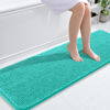 Picture of OLANLY Bathroom Rugs 59x20, Extra Soft Absorbent Chenille Bath Rugs, Rubber Backing Quick Dry, Machine Washable Bath Mats for Bathroom Floor, Tub and Shower, Home Decor Accessories, Teal