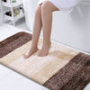 Picture of OLANLY Bathroom Rug Mat 44x24, Extra Soft and Absorbent Microfiber Bath Rugs, Non-Slip Plush Shaggy Bath Carpet Runner, Machine Wash Dry, Bath Mats for Bathroom Floor, Tub and Shower, Brown