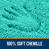 Picture of OLANLY Bathroom Rugs 44x24, Extra Soft Absorbent Chenille Bath Rugs, Rubber Backing Quick Dry, Machine Washable Bath Mats for Bathroom Floor, Tub and Shower, Home Decor Accessories, Teal