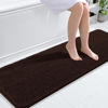 Picture of OLANLY Bathroom Rugs 59x20, Extra Soft Absorbent Chenille Bath Rugs, Rubber Backing Quick Dry, Machine Washable Bath Mats for Bathroom Floor, Tub and Shower, Home Decor Accessories, Brown