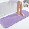 Picture of OLANLY Bathroom Rugs 47x17, Extra Soft Absorbent Chenille Bath Rugs, Rubber Backing Quick Dry, Machine Washable Bath Mats for Bathroom Floor, Tub and Shower, Home Decor Accessories, Lavender